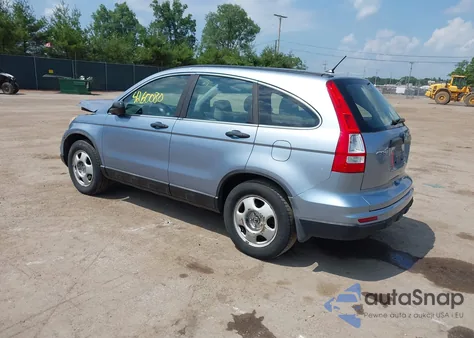2010 Honda Cr-V Lx from USA, damaged, VIN 5J6RE4H31AL034148